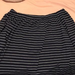 Off the shoulder long sleeve shirt